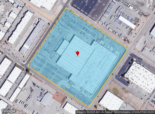  1414 Ability Dr, El Paso, TX Parcel Map