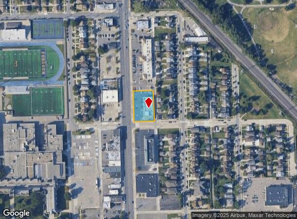 5808 Schaefer Rd, Dearborn, MI Parcel Map