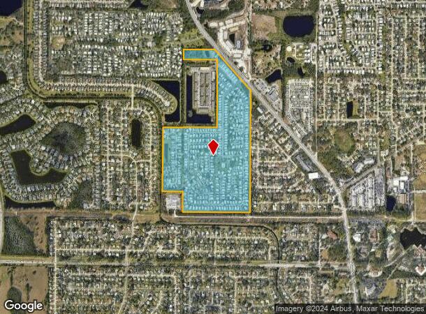  1 Downing Dr, Port Orange, FL Parcel Map