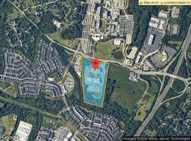  11101 Johns Hopkins Rd, Laurel, MD Parcel Map