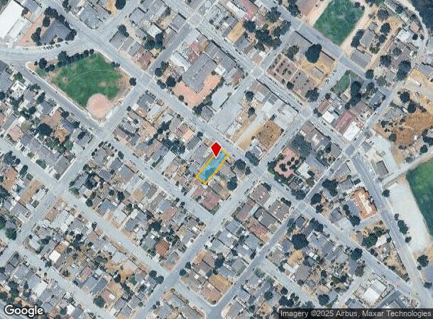  205 4Th St, San Juan Bautista, CA Parcel Map