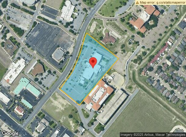  1706 Treasure Hills Blvd, Harlingen, TX Parcel Map