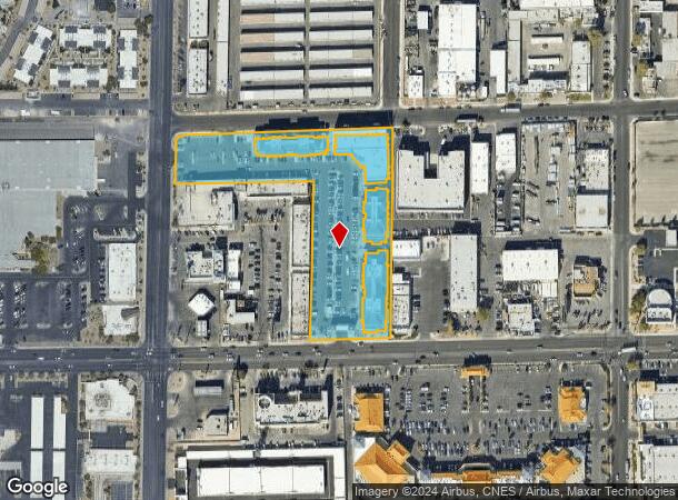  4280 Spring Mountain Rd, Las Vegas, NV Parcel Map