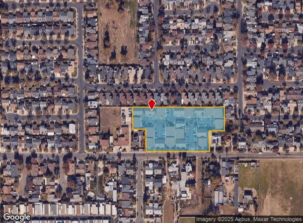  1225 Houser Ln, Modesto, CA Parcel Map