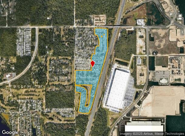  124 E Countryside Dr, Orange City, FL Parcel Map