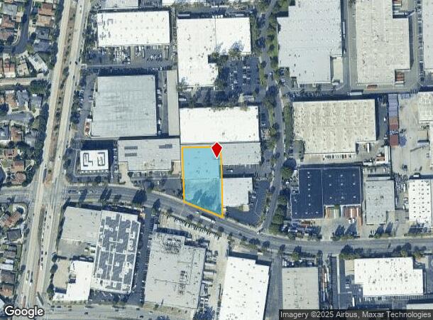 709 E Walnut St, Carson, CA Parcel Map