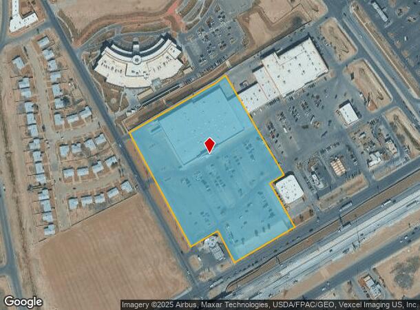 201 S Americas Ave, El Paso, TX Parcel Map