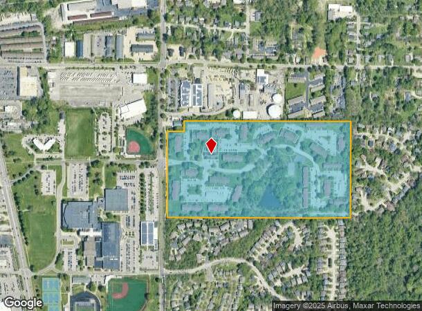  701 E Summit View Pl, Bloomington, IN Parcel Map