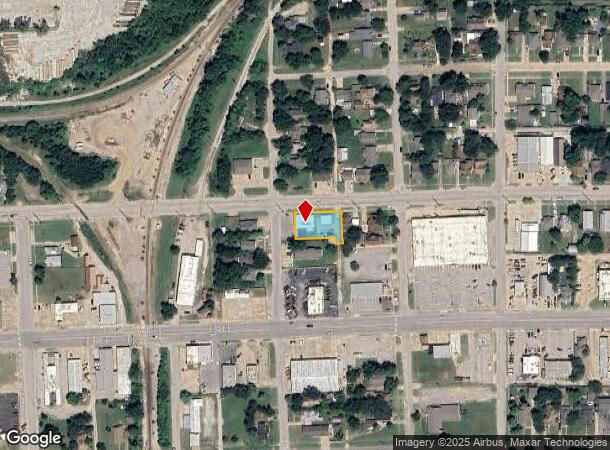21 N Birch St, Sapulpa, OK Parcel Map