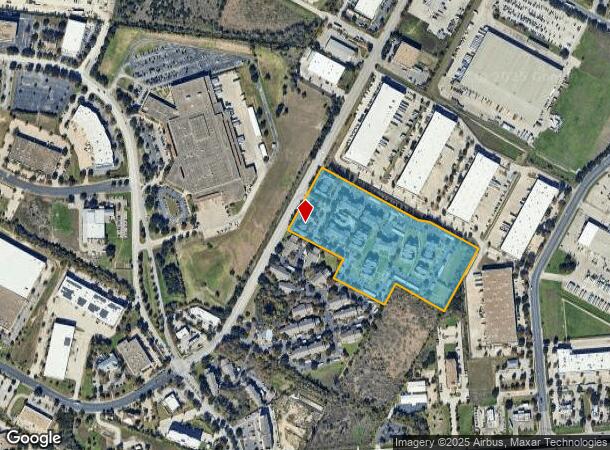  8038 Exchange Dr, Austin, TX Parcel Map