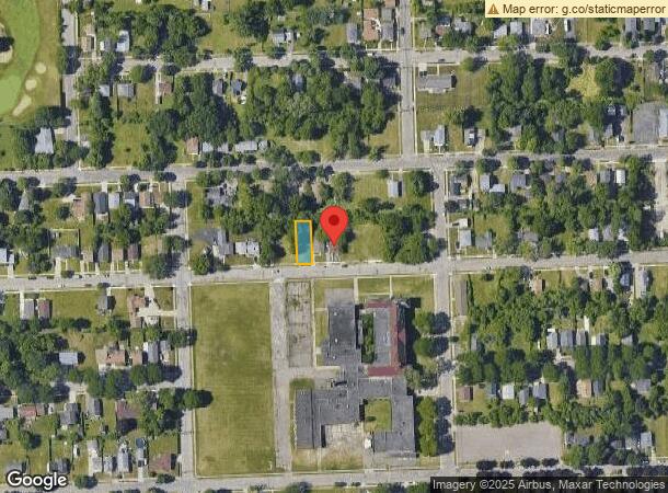  554 Luther Ave, Pontiac, MI Parcel Map