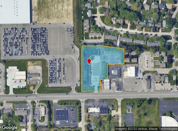  1388 W Bristol Rd, Flint, MI Parcel Map