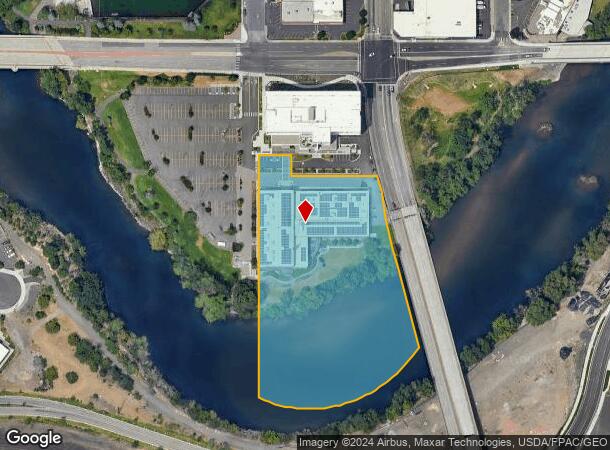  850 E Spokane Falls Blvd, Spokane, WA Parcel Map