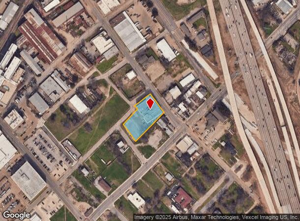 2631 S Harwood St, Dallas, TX Parcel Map