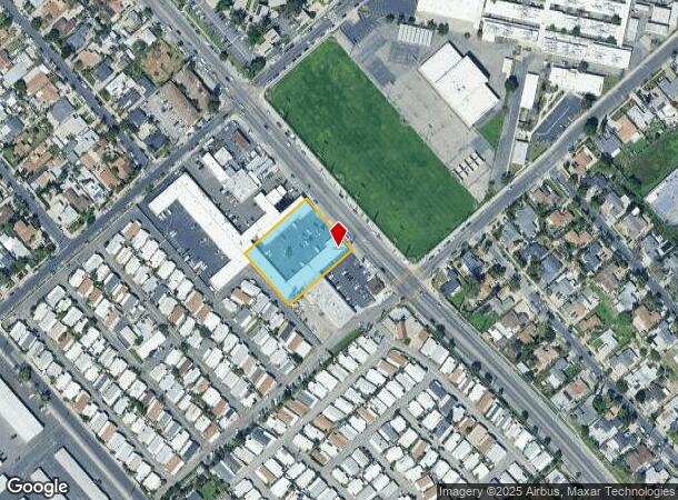11001 Glenoaks Blvd, Pacoima, CA Parcel Map
