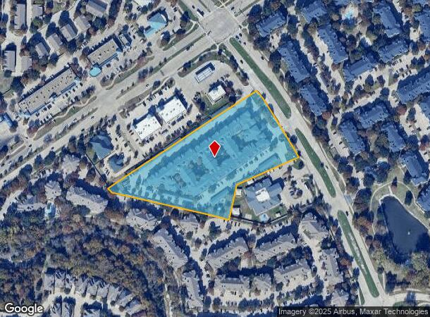 3551 Northstar Rd, Richardson, TX Parcel Map