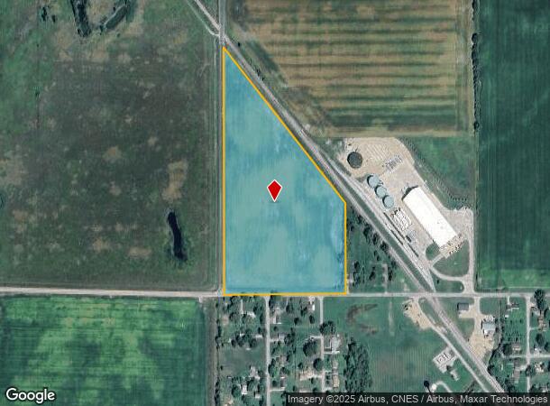 Wisner/Sectionline, Ashley, MI Parcel Map