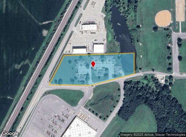  800 Randall Rd, Carlinville, IL Parcel Map