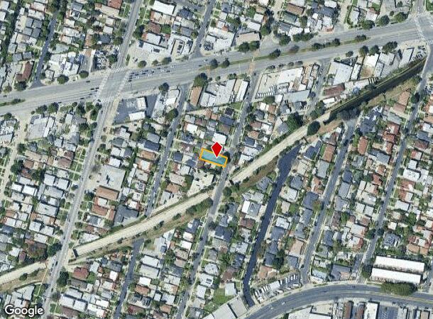 1707 S Burnside Ave, Los Angeles, CA Parcel Map