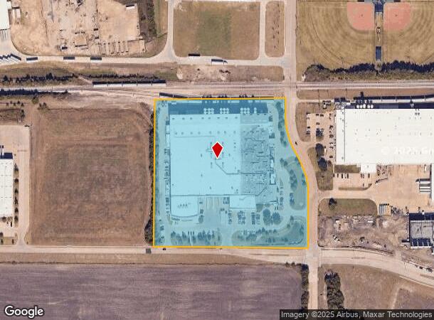 1480 Justin Rd, Rockwall, TX Parcel Map