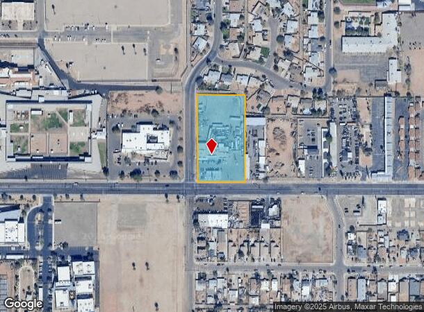  2802 E Van Buren St, Phoenix, AZ Parcel Map