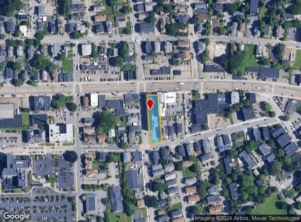  128 Chandler St, Worcester, MA Parcel Map