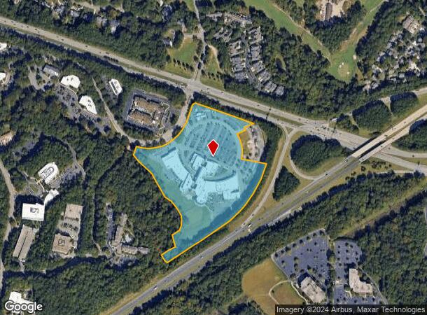  107 Edinburgh South Dr, Cary, NC Parcel Map