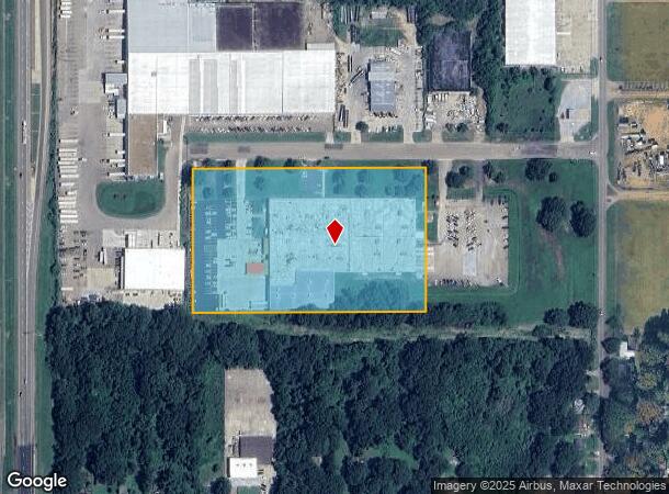  4355 Milwaukee St, Jackson, MS Parcel Map
