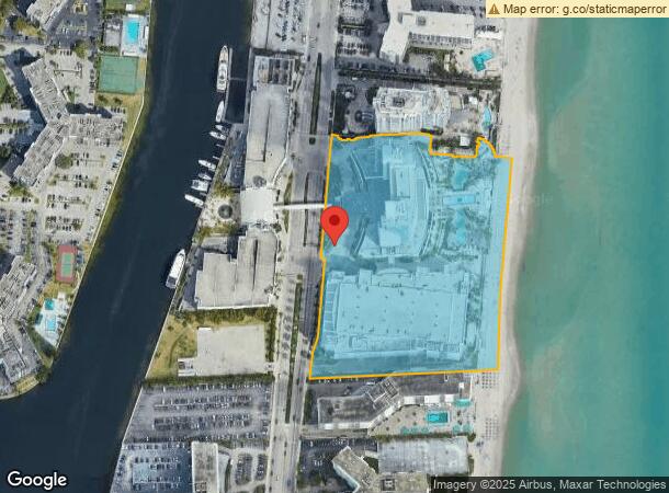  3555 S Ocean Dr, Hollywood, FL Parcel Map