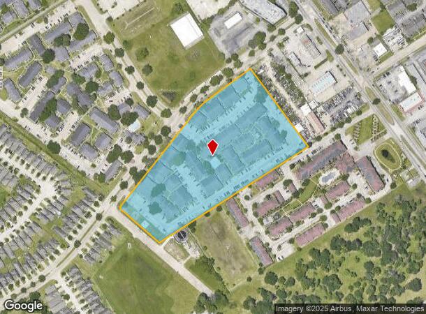  2331 Bammelwood Dr, Houston, TX Parcel Map