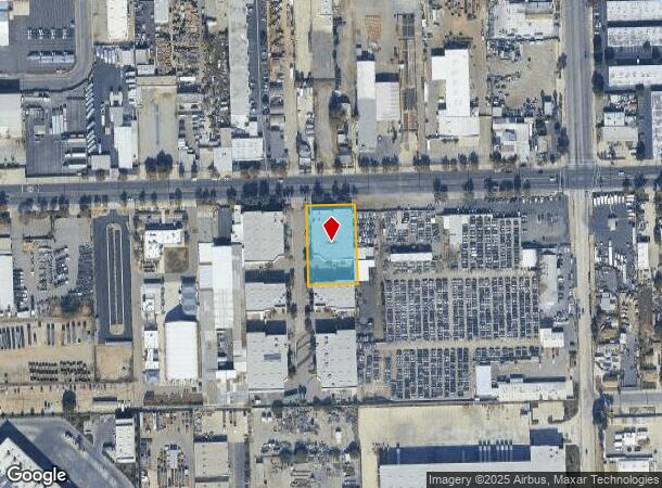 1458 E Mission Blvd, Pomona, CA Parcel Map