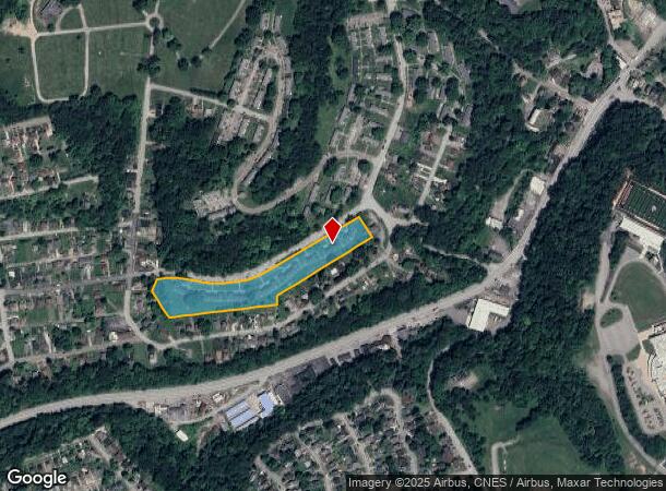 1511-1597 Tyler St, Aliquippa, PA Parcel Map