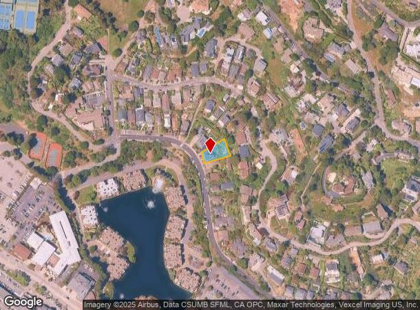1805 Mar West St, Belvedere Tiburon, CA Parcel Map