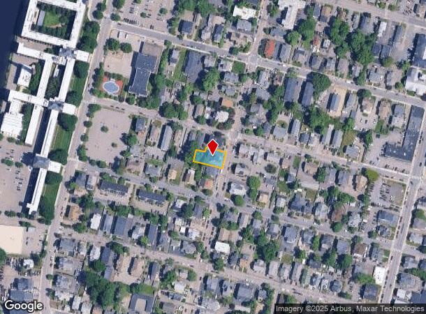  143 Adams St, Waltham, MA Parcel Map