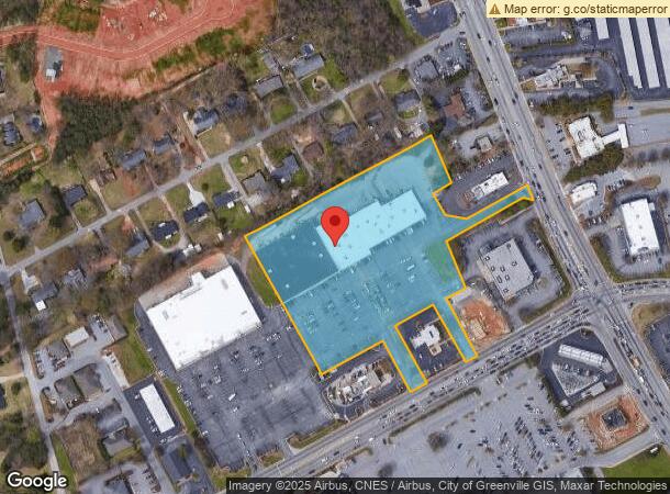  114 W Butler Rd, Mauldin, SC Parcel Map