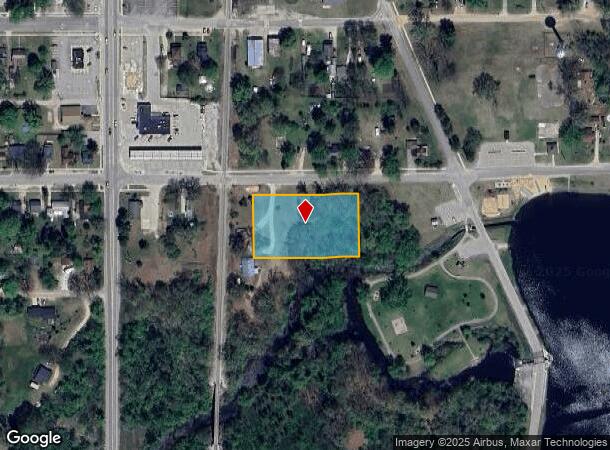  1260 E James St, White Cloud, MI Parcel Map