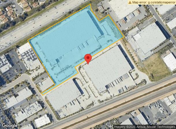  2553 Sampson Ave, Corona, CA Parcel Map