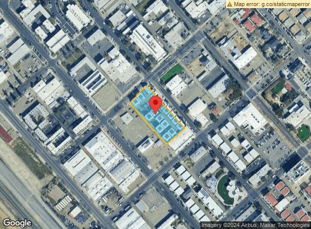  1775 Fulton St, Fresno, CA Parcel Map