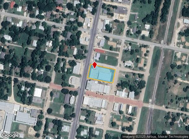  106 N 3Rd St, Wortham, TX Parcel Map