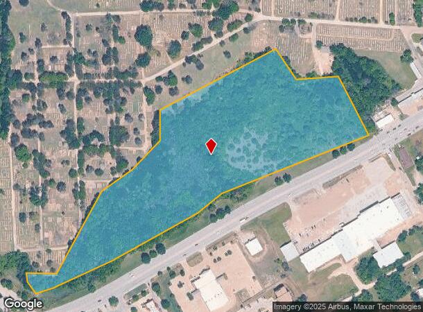  1600 W Ennis Ave, Ennis, TX Parcel Map