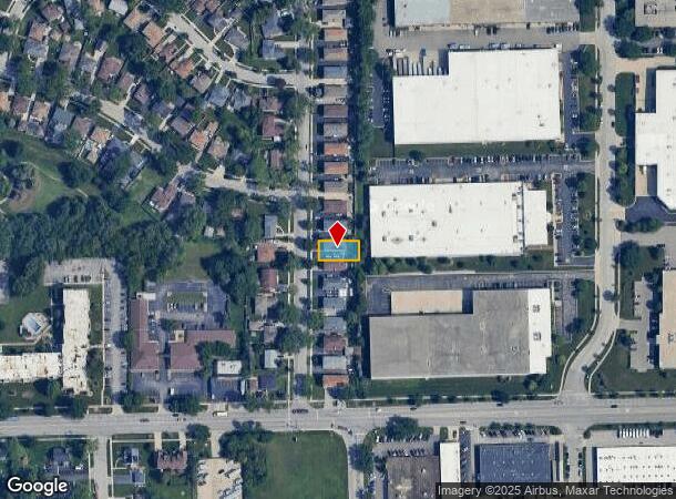  321 S Hale St, Addison, IL Parcel Map