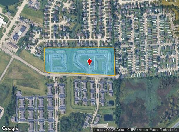 52280 Rutherford Cir, Chesterfield, MI Parcel Map