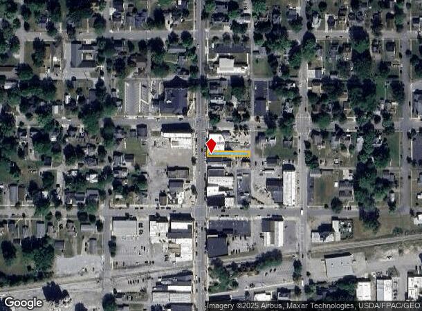 222 N Main St, Ada, OH Parcel Map