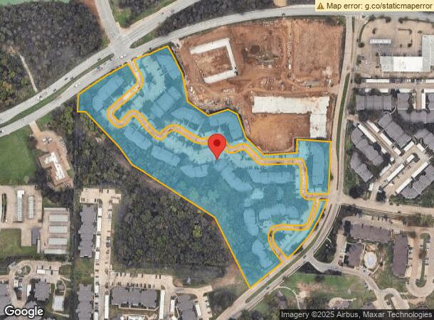  3875 Post Oak Blvd, Euless, TX Parcel Map