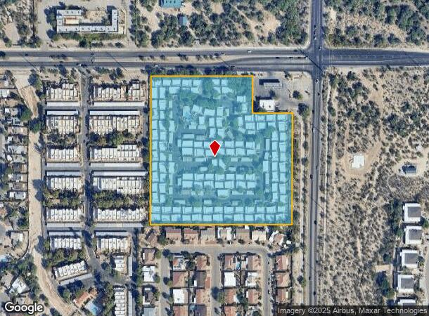  10210 E Speedway Blvd, Tucson, AZ Parcel Map