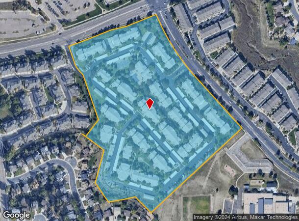  6305 Rocky Bluff Pt, Colorado Springs, CO Parcel Map