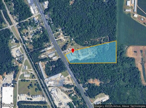 7450 Hawkinsville Rd, Macon, GA Parcel Map