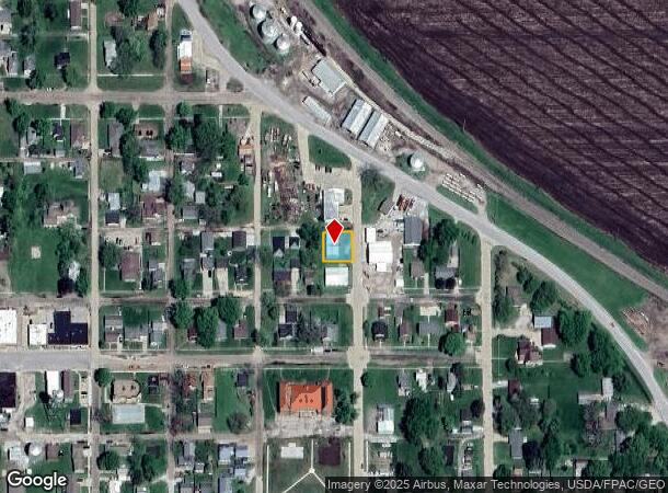 205 N Church St, Pleasantville, IA Parcel Map