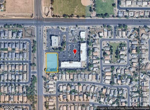  7641 E Guadalupe Rd, Mesa, AZ Parcel Map