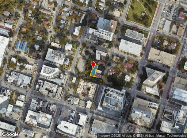  504 W 7Th St, Austin, TX Parcel Map